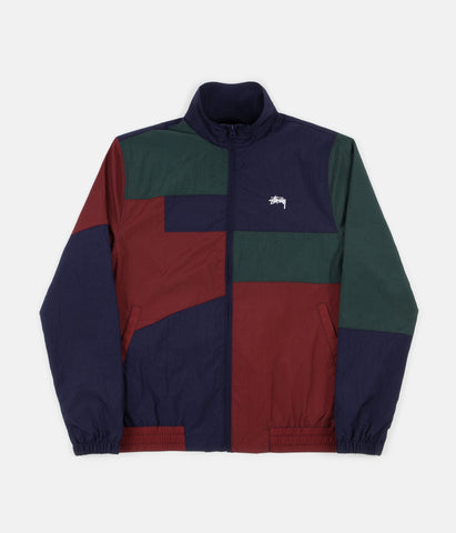 Stussy Panel Track Jacket - Navy | Flatspot