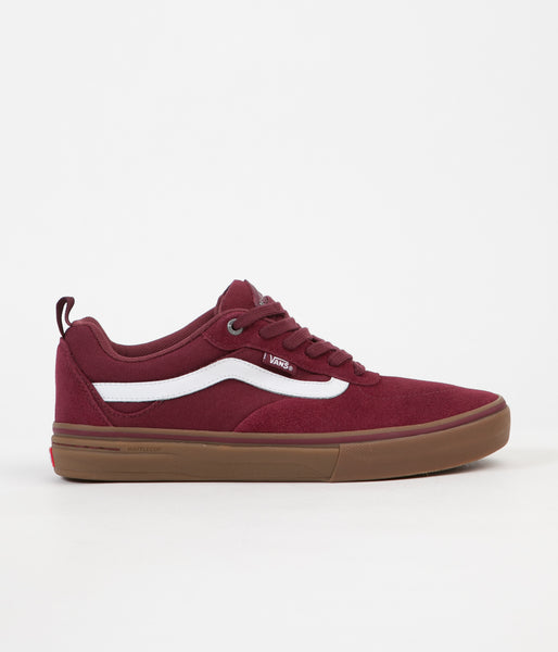 Vans shoes maroon sales color