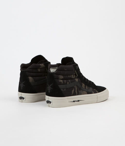 Vans Sk8 Hi Notchback Defcon Shoes Black MultiCam