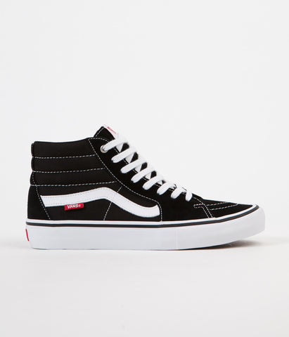 Vans Sk8 Hi Pro Shoes Black White Flatspot