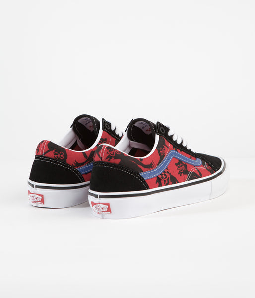 Vans old skool sale racing red black