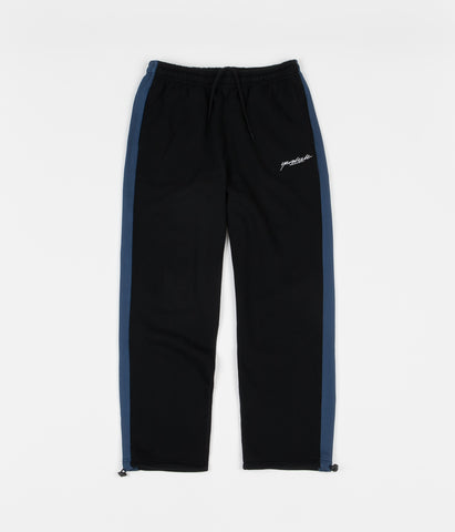 Yardsale 2tone Tracksuit Sweatpants - Black / Blue | Flatspot