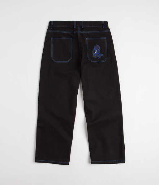 AspennigeriaShops - Yardsale Goblin Jeans | Black / Blue - Loose