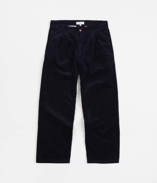 Yardsale Phantasy Courduroy Slack Pants | Navy - Make a fashion