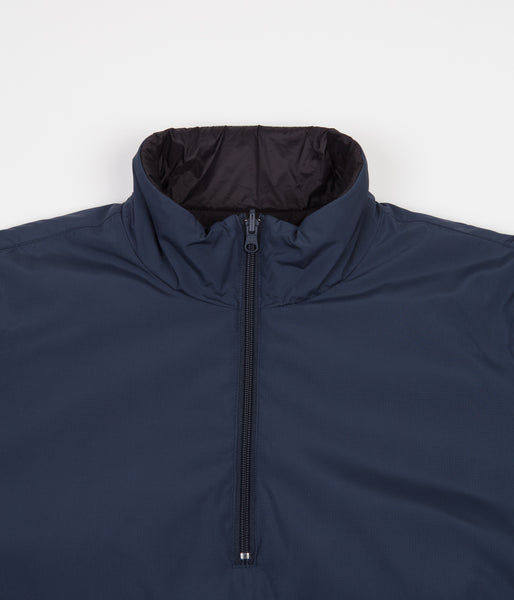 Yardsale Reversible Half-Zip Puffer Jacket - Navy / Black