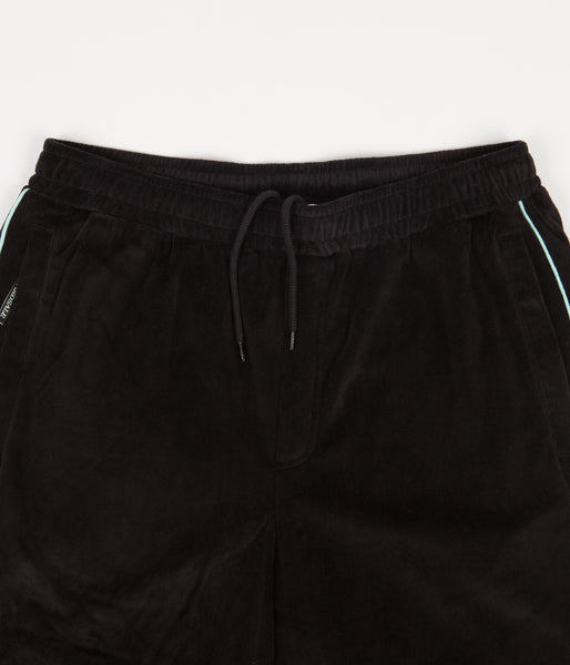 Yardsale Velour Shorts - Black | Flatspot