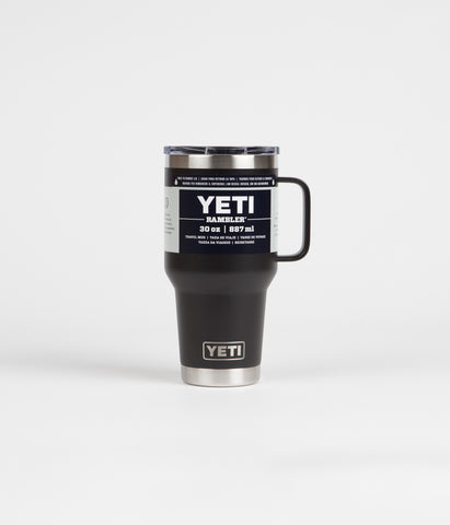 YETI Black Rambler 30 oz Travel Mug