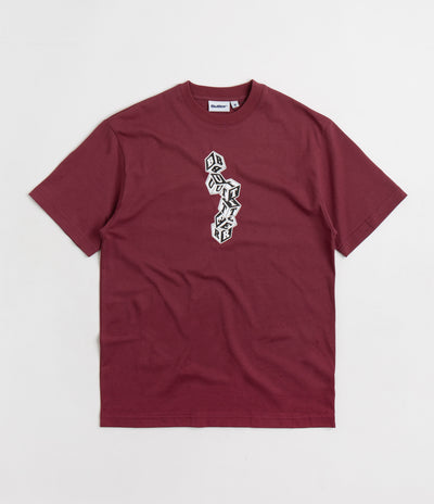 Butter Goods Cubes T-Shirt - Burgundy