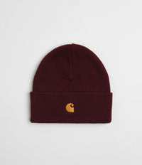 Carhartt Chase Beanie - Amarone / Gold