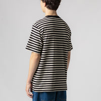 Carhartt Seidler Pocket T-Shirt - Seidler Stripe / Salt / Black thumbnail