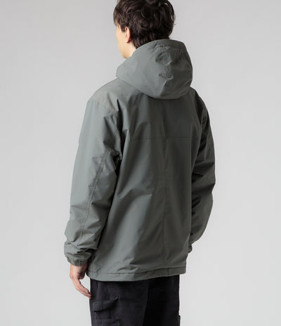 Carhartt Windbreaker Pullover Jacket - Smoke Green / Black