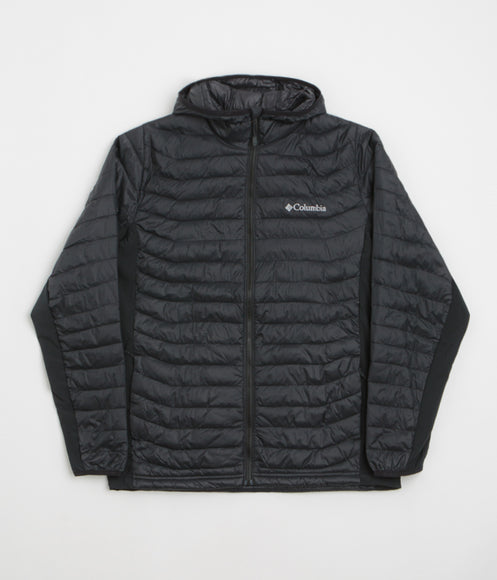 Columbia Powder Pass Hybrid Hooded Jacket - Black