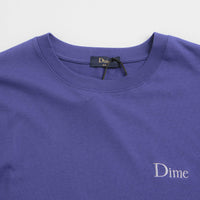 Dime Classic Small Logo T-Shirt - Indigo thumbnail