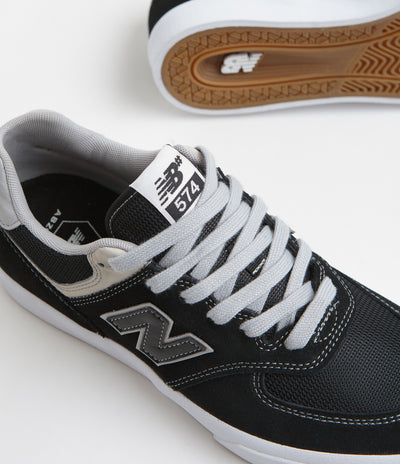 New Balance Numeric 574 Shoes - Black / Grey