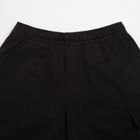 Nike Club Terry Cargo Shorts - Black / Black / White thumbnail