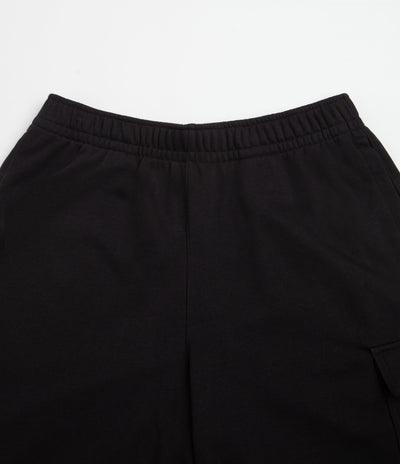 Nike Club Terry Cargo Shorts - Black / Black / White