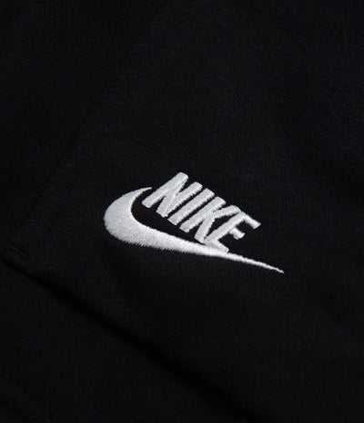 Nike Club Terry Cargo Shorts - Black / Black / White