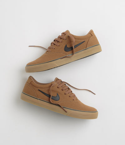 Nike SB Chron 2 Canvas Shoes - Ale Brown / Black - Ale Brown