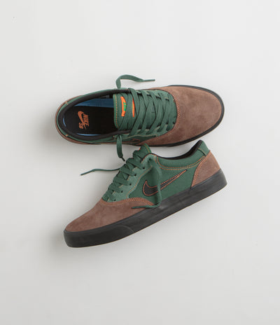 Nike SB Chron 2 Shoes - Light Chocolate / Black - Noble Green