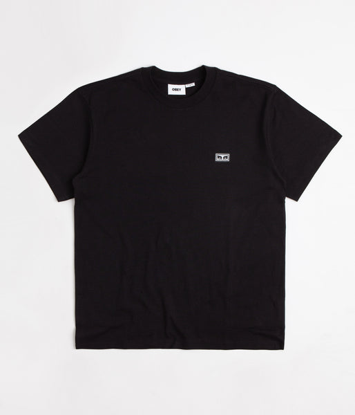 Obey Established Works Eyes T-Shirt - Black | Flatspot