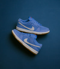 Nike SB Orange Label Dunk Low Pro Shoes - University Blue / Sail - University Blue