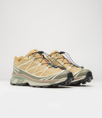 Salomon XT-6 GTX Shoes - Antelope / Icicle / Portabella