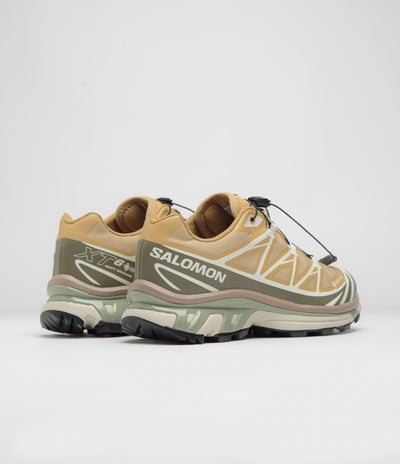 Salomon XT-6 GTX Shoes - Antelope / Icicle / Portabella