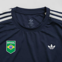 Adidas Brasil Aeroready Jersey - Collegiate Navy thumbnail