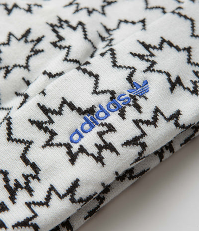 Adidas Burst Graphic Beanie - White / Black