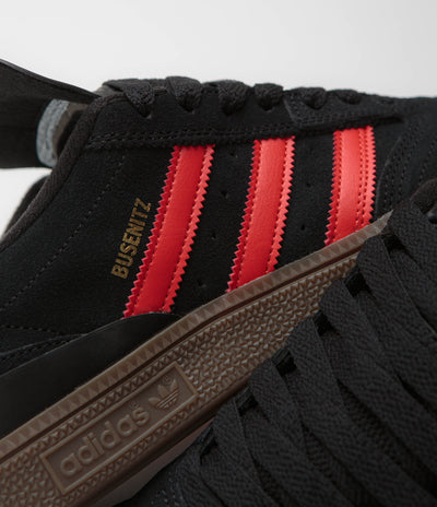 Adidas Busenitz Shoes - Core Black / Red / Gum5