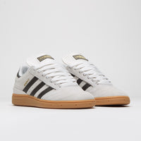 Adidas Busenitz Shoes - Crystal White / Shadow Olive / Gum thumbnail