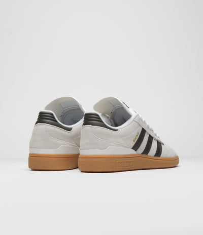 Adidas Busenitz Shoes - Crystal White / Shadow Olive / Gum