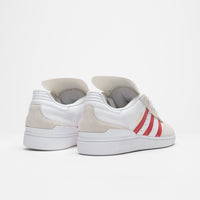 Adidas Busenitz Shoes - FTWR White / Better Scarlet / Gold Metallic thumbnail