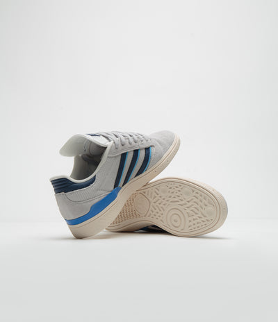 Adidas Busenitz Shoes - Grey Two / Dark Blue / Chalk White