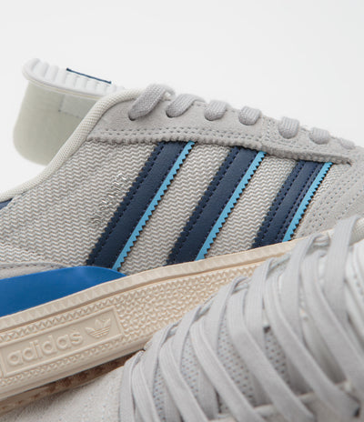 Adidas Busenitz Shoes - Grey Two / Dark Blue / Chalk White