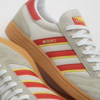 Adidas Busenitz Vintage Shoes - Feather Grey / Red / Orbit Grey thumbnail