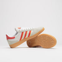 Adidas Busenitz Vintage Shoes - Feather Grey / Red / Orbit Grey thumbnail