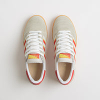 Adidas Busenitz Vintage Shoes - Feather Grey / Red / Orbit Grey thumbnail