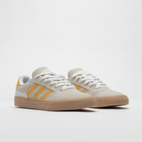 Adidas Busenitz Vulc II Shoes - Crystal White / Preloved Yellow / Gold Metallic thumbnail