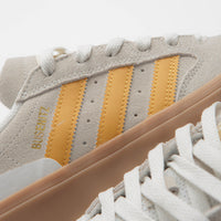 Adidas Busenitz Vulc II Shoes - Crystal White / Preloved Yellow / Gold Metallic thumbnail