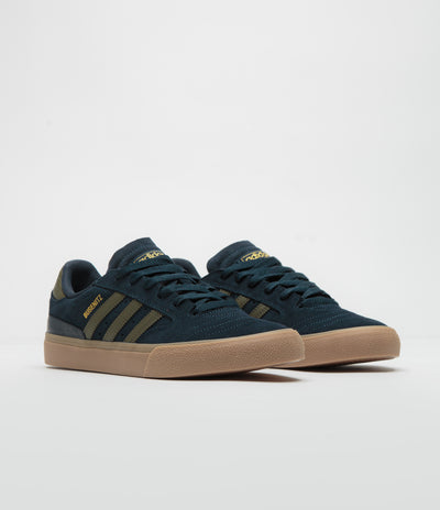 Adidas Busenitz Vulc II Shoes - Legend Ink / Olive Strata / Gold Metallic