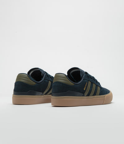 Adidas Busenitz Vulc II Shoes - Legend Ink / Olive Strata / Gold Metallic