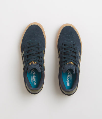 Adidas Busenitz Vulc II Shoes - Legend Ink / Olive Strata / Gold Metallic