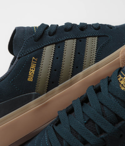 Adidas Busenitz Vulc II Shoes - Legend Ink / Olive Strata / Gold Metallic