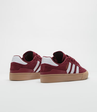 Adidas Busenitz Vulc II Shoes - Preloved Ruby / FTWR White / Gold Metallic