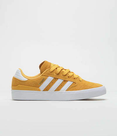 Adidas Busenitz Vulc II Shoes - Preloved Yellow / FTWR White / Gold Metallic