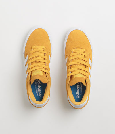 Adidas Busenitz Vulc II Shoes - Preloved Yellow / FTWR White / Gold Metallic