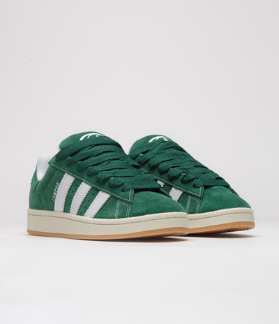 Adidas Campus 00s Shoes - Dark Green / FTWR White / Off White