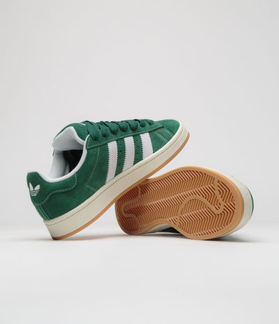 Adidas Campus 00s Shoes - Dark Green / FTWR White / Off White