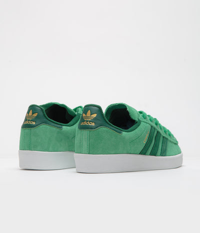 Adidas Campus ADV Shoes - Court Green / Collegiate Green / FTWR White